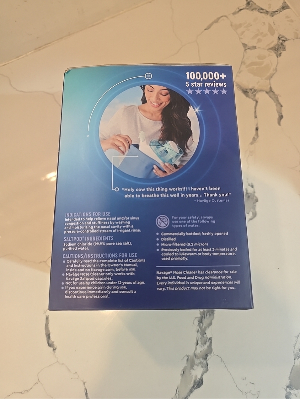 NAVAGE NASAL CARE Nose Cleanser and SaltPods: Battery-Powered, Nasal Irrigation - Picture 3 of 8